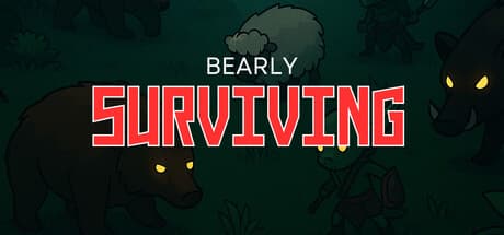 Bearly Surviving live Steam capsule, with muted contrast and low title readability